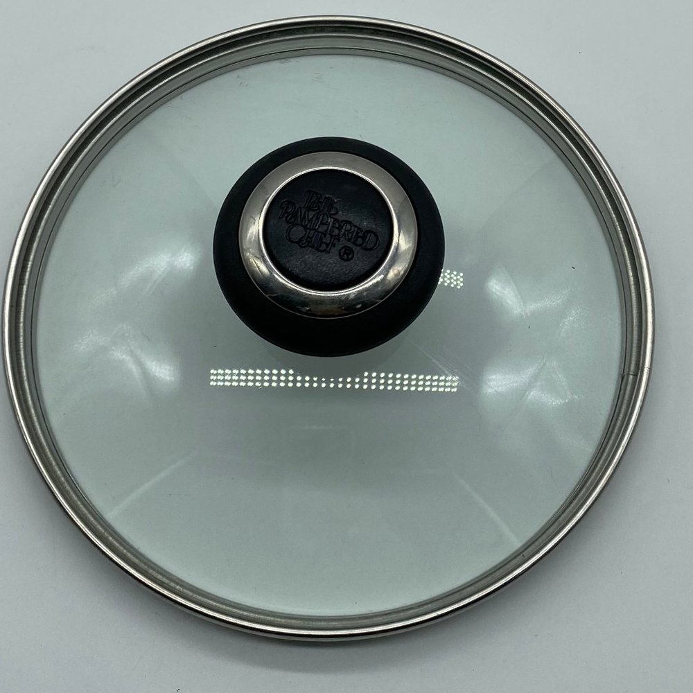 The Pampered Chef Glass Lid Cover 6 1/8 "